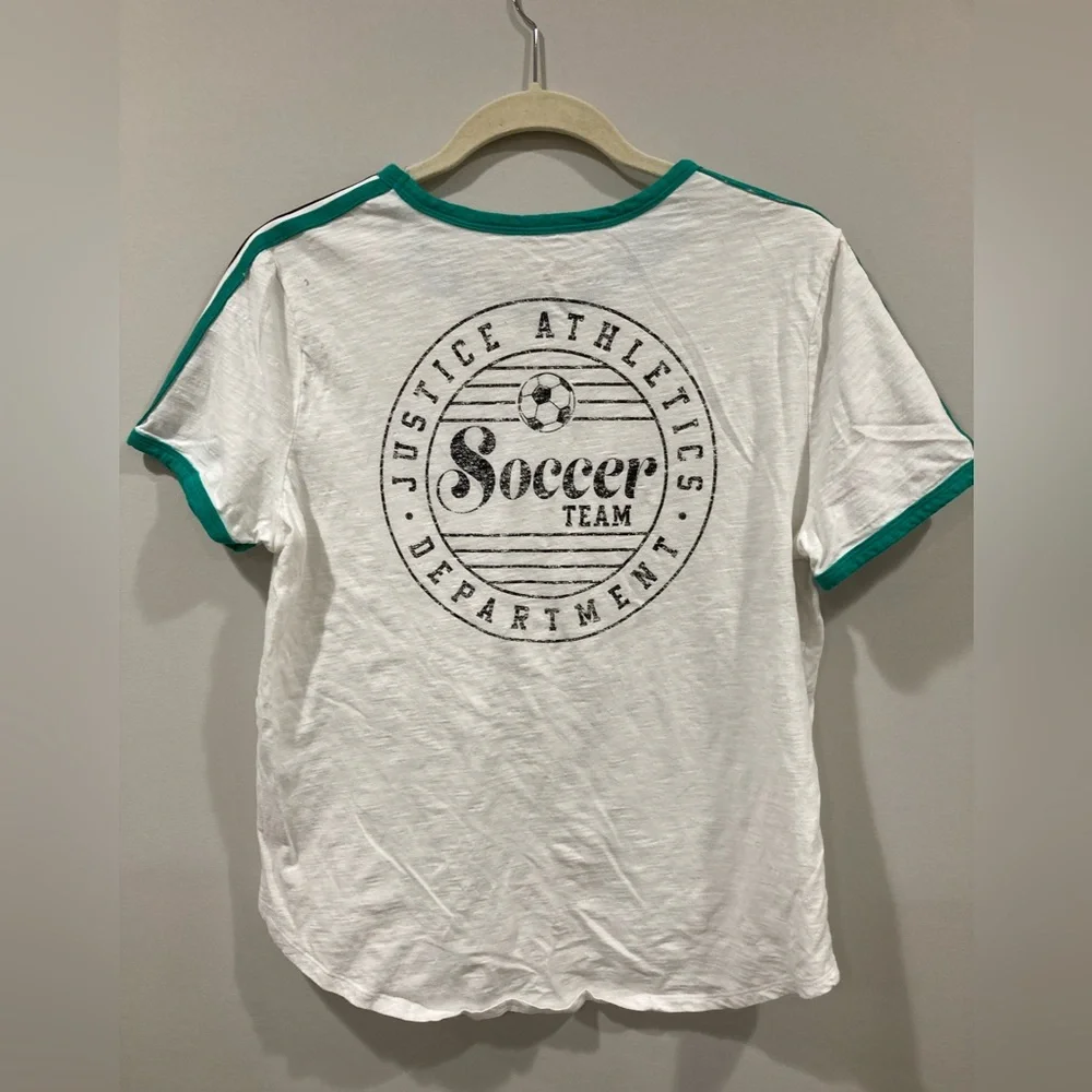 Justice casual white